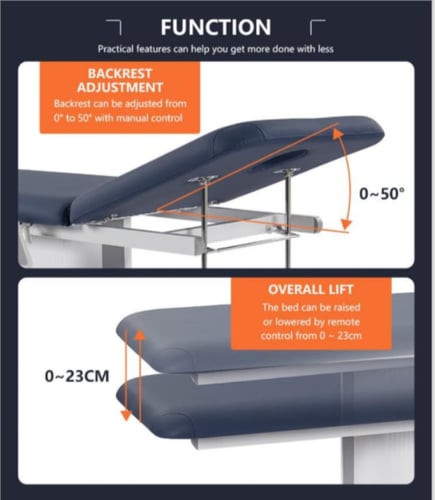 طاولة كشف ومساج محرك واحد DP-S412