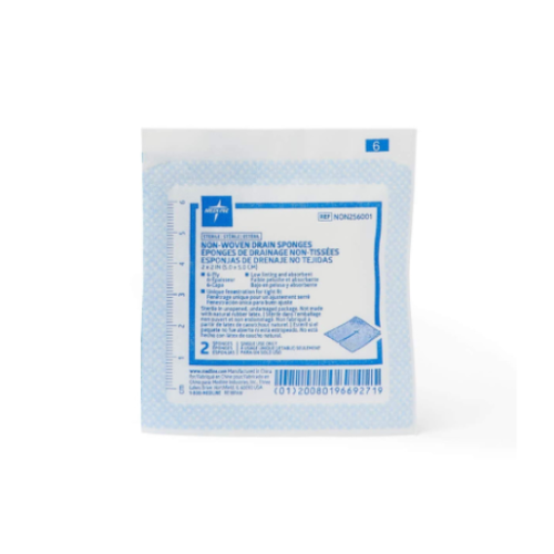 شاش حنجري معقم مقاس 4 * 4 عبوة 25 MEDLINE