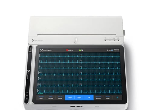 جهاز تخطيط القلب تابلت 12 قناة T180