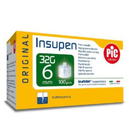 ابر قلم انسولين اوريجنال PiC INSUPEN 32G*6MM