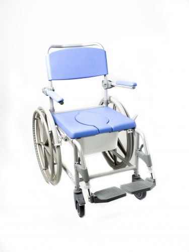 كرسي متحرك + ترويش + حمام كفرات كبيره لون ازرق مود...