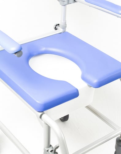 كرسي ترويش بحمام كفرات صغيره لون ازرق موديل 842 مق...