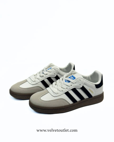 أديداس سامبا - أبيض وأسود