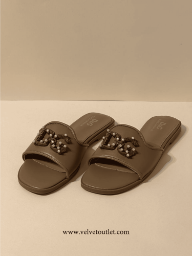 فلات Dolce & Gabbana - كاكي