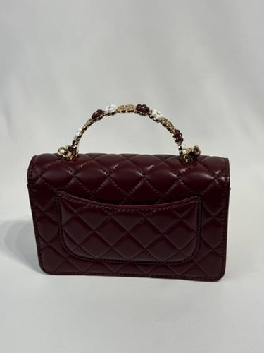 شنطة شانيل برغندي