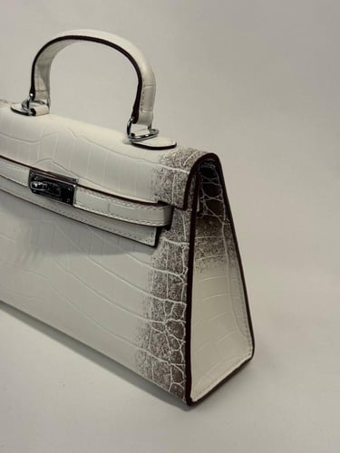 شنطة هيرمز - أبيض