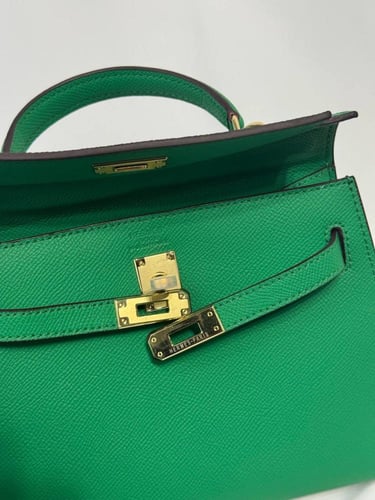 شنطة هيرمز - أخضر غامق