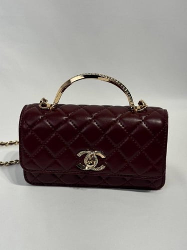 شنطة شانيل برغندي