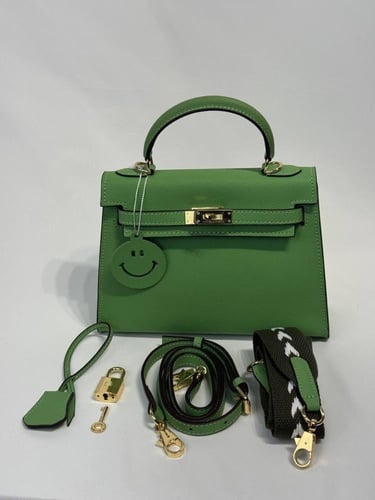 شنطة هيرمز - أخضر فاتح