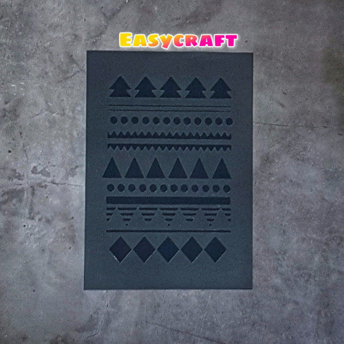 استنسل A4 قط عسيري