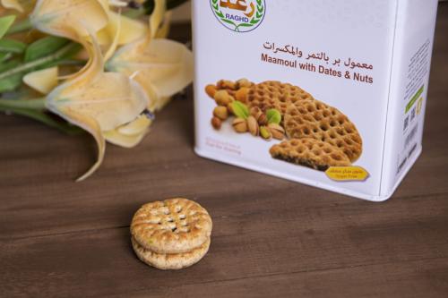 معمول رغد بر بالتمر والمكسرات بدون سكر