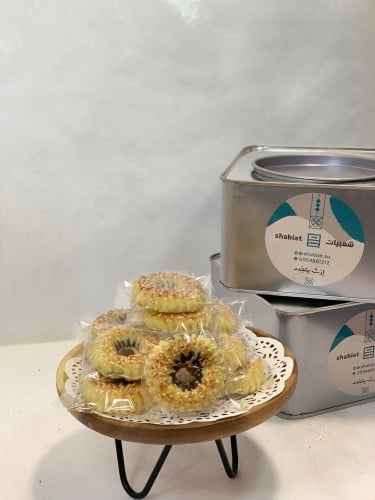 معمول دونات مغلف تنك صغير