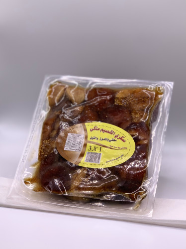 تمر سكري القصيم باللوز والتين 500ج