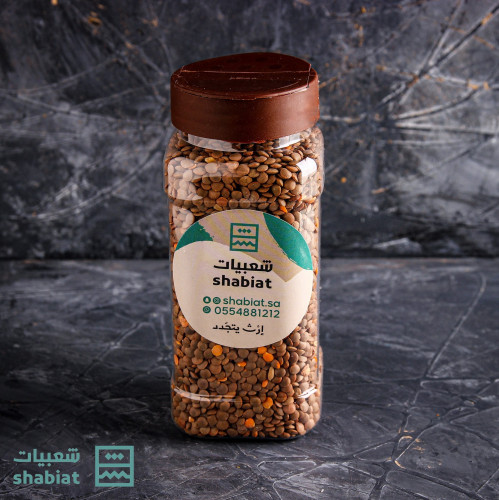 عدس حب علبة
