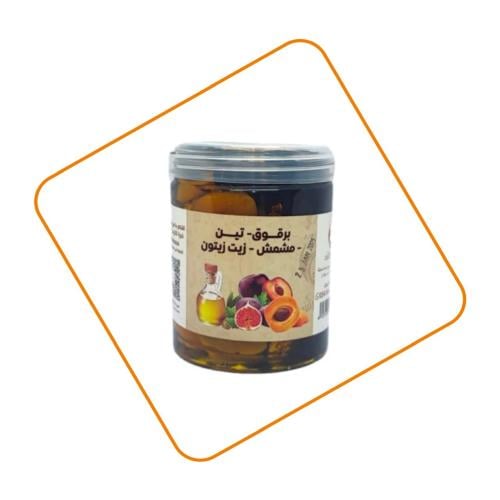 تين - برقوق - مشمش بزيت الزيتون