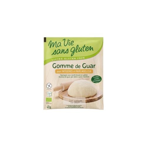 صمغ الغوار عضوي الخالي من الجلوتين عضوي 60ج