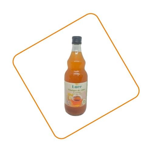 خل تفاح فرنسي عضوي 750 مل