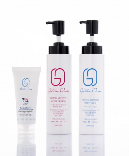 شامبو وبلسم للعناية اليومية بالشعر بعد البروتين وا...