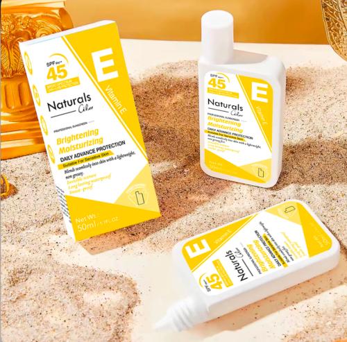 كريم واقي شمس بفيتامين E من ناتشورال SPF45 – 50 مل