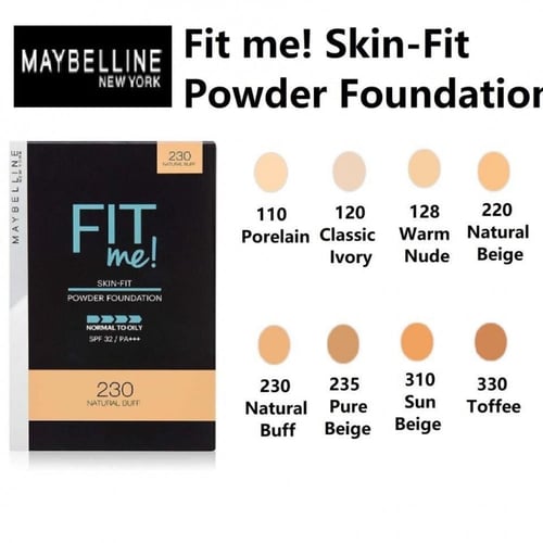 فيت مي بودرة اساس وجه من ميبلين - 120 Classic Ivor...