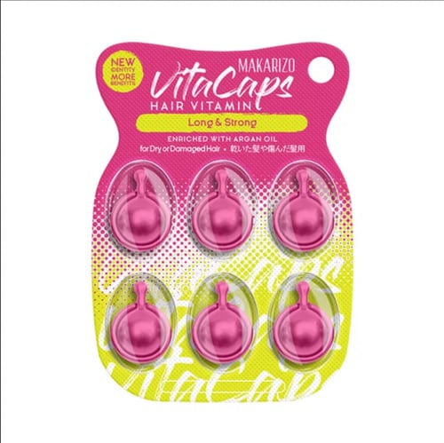 كبسولات فيتامينات الشعر من مكاريزو 6x1ml