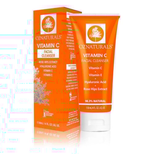 غسول فيتامين سي للوجة من اوز ناتشورال - 118مل