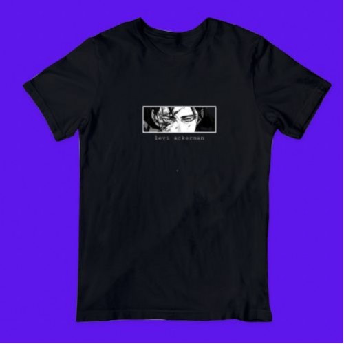 تيشيرت انمي شخصية Levi Ackerman