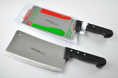 Italian cleaver 19 cm with black handle