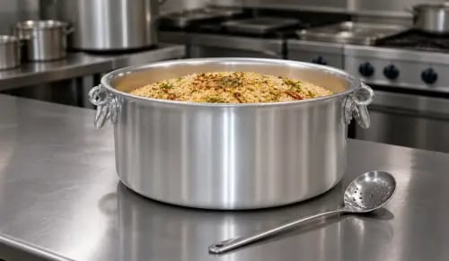 Indian aluminum pot