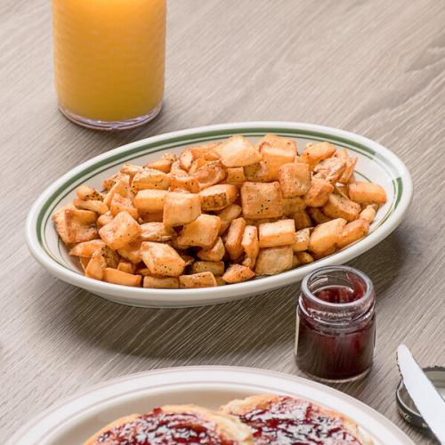 صحن بيضاوي 17 *11 سم خط اخضر