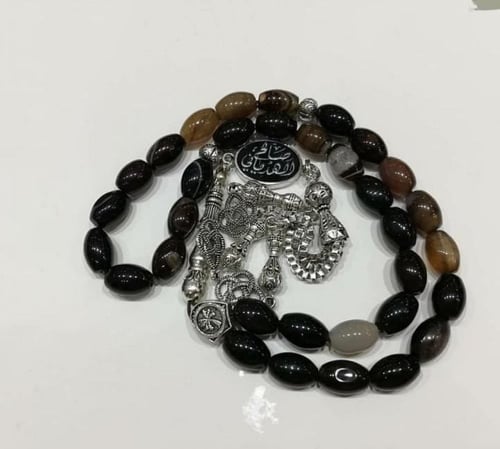 سبحه ملكيه فضه خالص عيار 925 قيرط