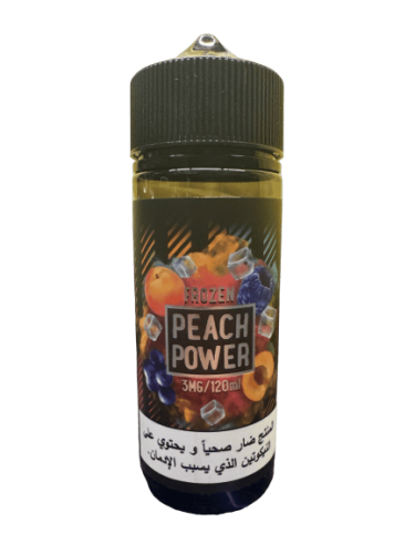 نكهة خوخ باور ايس سام فيب 120 مل - Peach Power Frozen Sam Vape