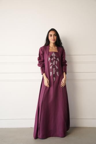 A thobe with a dress design I have with stunning embroidery