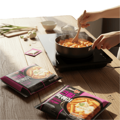 TOPOKKI CREAMYX134 GRM-كعكة الأرز الكورية توبوكي ب...