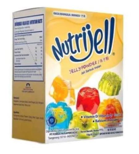 (12 sachets) NUTRIJELL MANGGO FLAVOR جيلي بودر