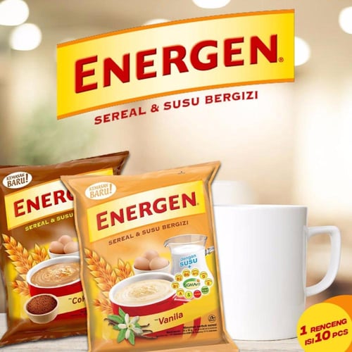 ENERGEN VANILLA-10X32 GRM-مسحوق الشوفان و الفانيلا