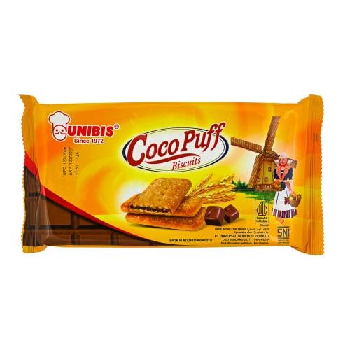 يونيبس كوكو باف بسكويت بالشوكولاتة 232 جم – Unibis Coco Puff