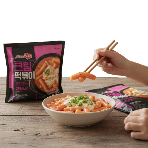 TOPOKKI CREAMYX134 GRM-كعكة الأرز الكورية توبوكي ب...