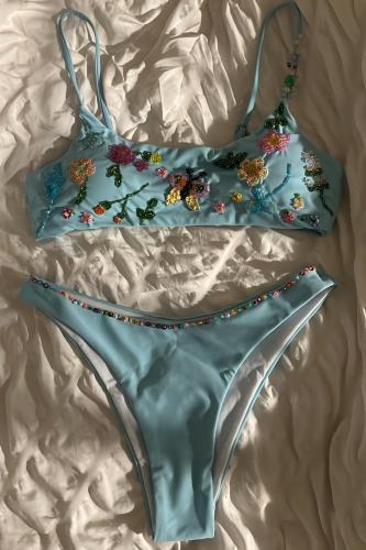 Handmade beaded bikini set