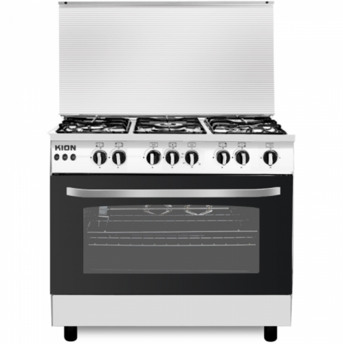 فرن غاز كيون 60*90 استيل 5 عيون