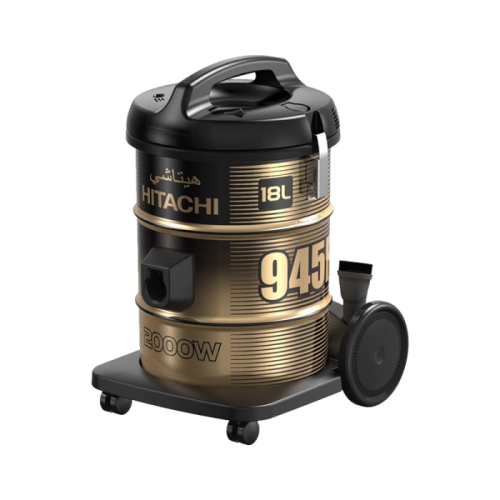 مكنسة كهربائية هيتاشي برميل 18 لتر 2000 واط م/945