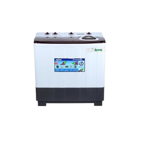 غسالة جيباس حوضين 13 ك ابيض