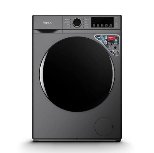 غسالة اوتوماتيك امبكس 8 ك فاتحة جانبية استيل