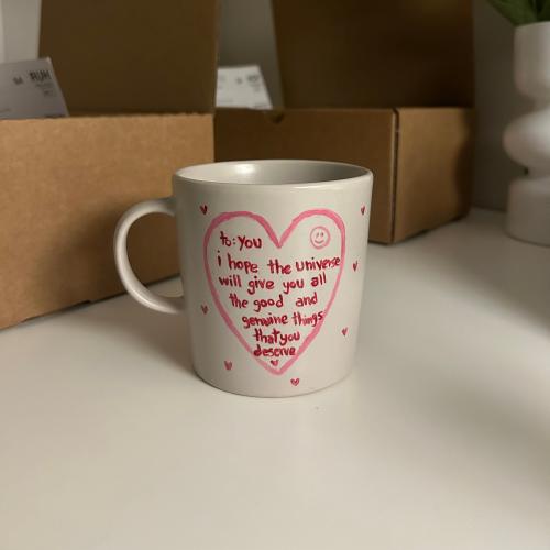 To you: mug