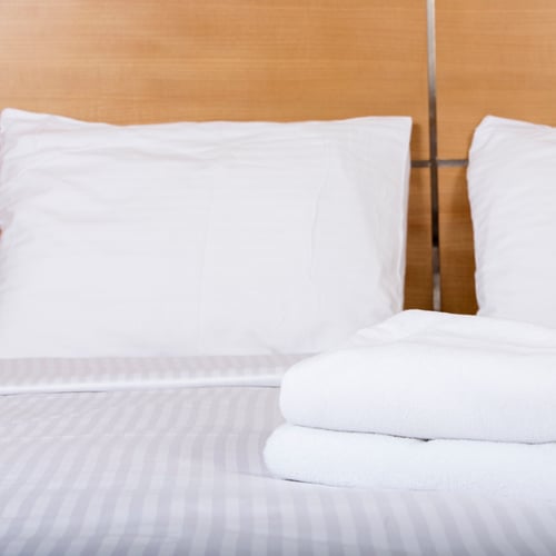 طقم لحاف فندقي قطن 100 % مزدوج