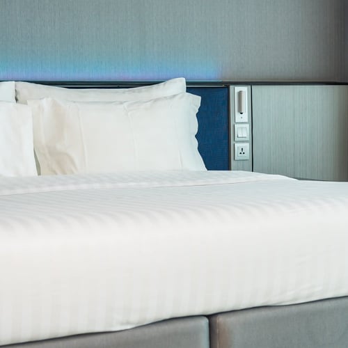 طقم لحاف فندقي قطن 100 % مزدوج