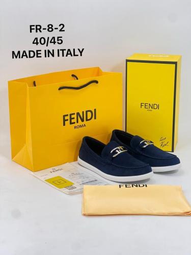 Fendi Ocean FF Loafer – Navy Suede