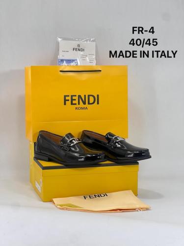 Fendi Prestige FF Loafer – Patent Black