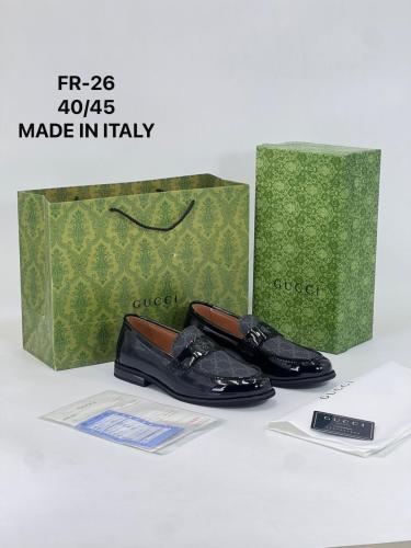 Gucci Monogram Strap Loafer