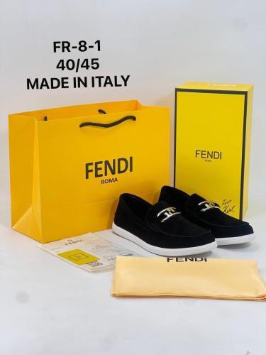 Fendi Velvet Noir FF Loafer